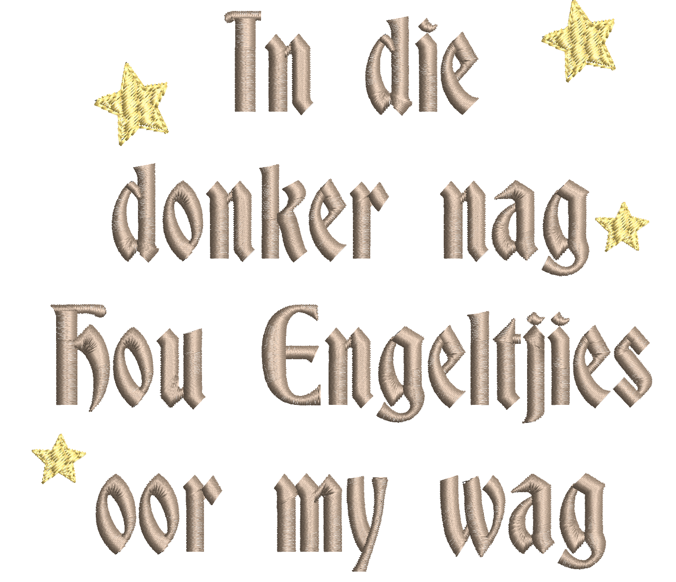 (Single) IN DIE DONKER NAG