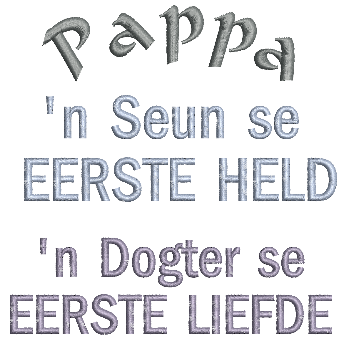 (Single) PAPPA 'N SEUN SE EERSTE HELD
