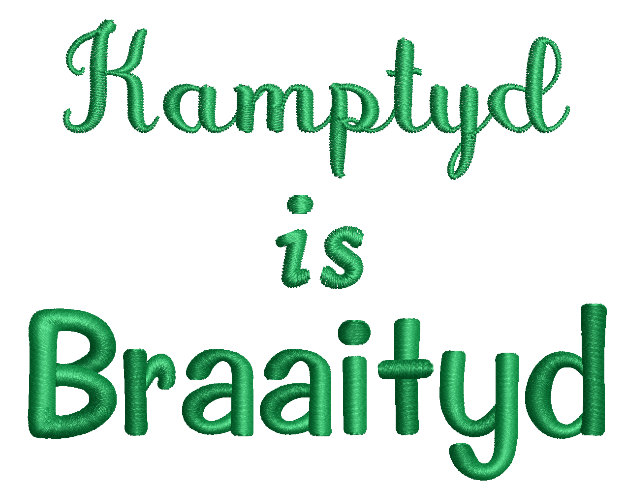 (Single) KAMPTYD IS BRAAITYD