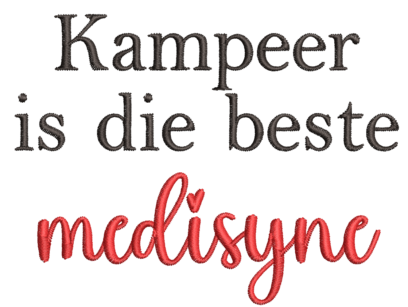 (Single) KAMPEER IS DIE BESTE MEDISYNE