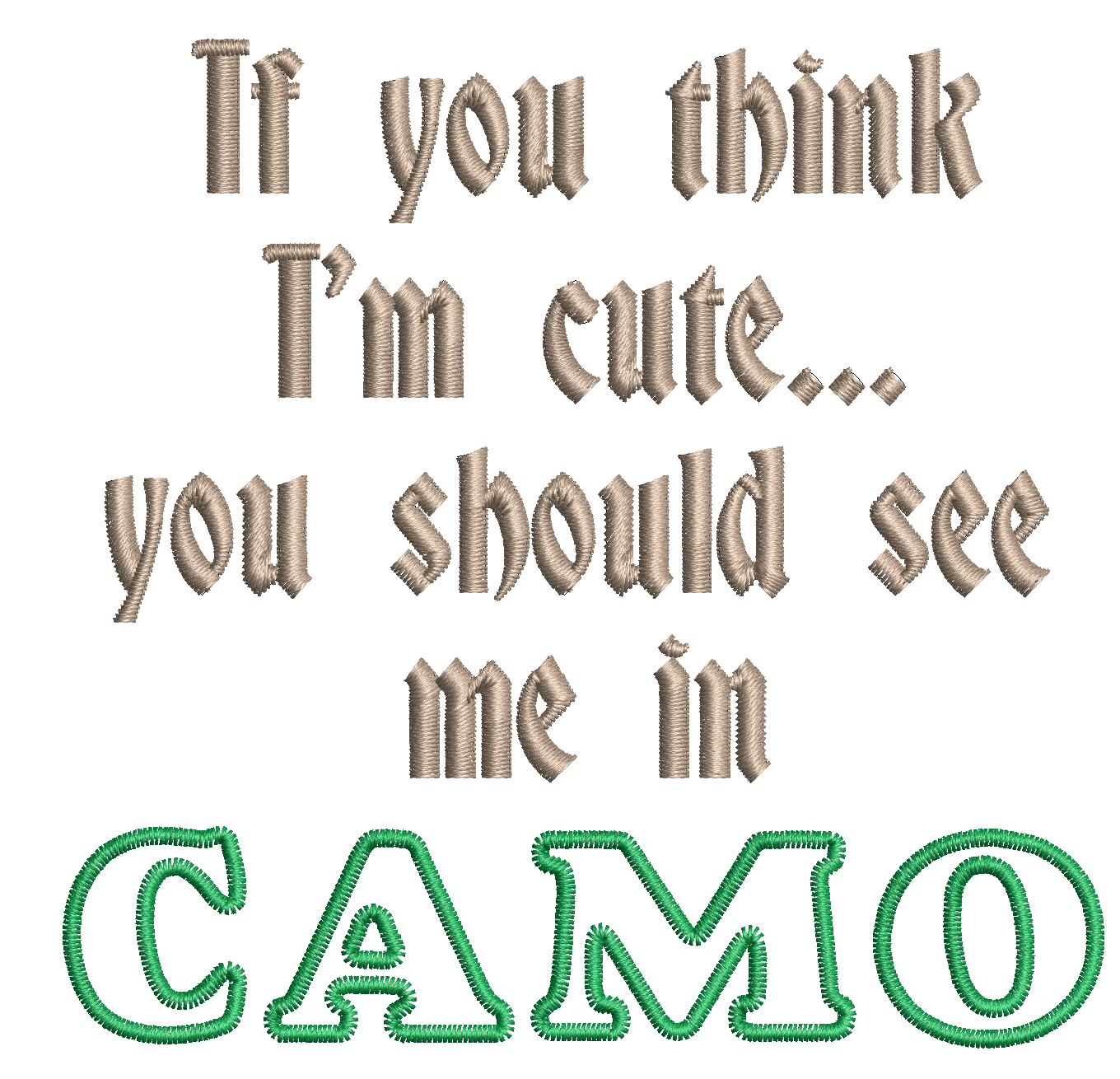 (Single) IF YOU THINK I'M CUTE