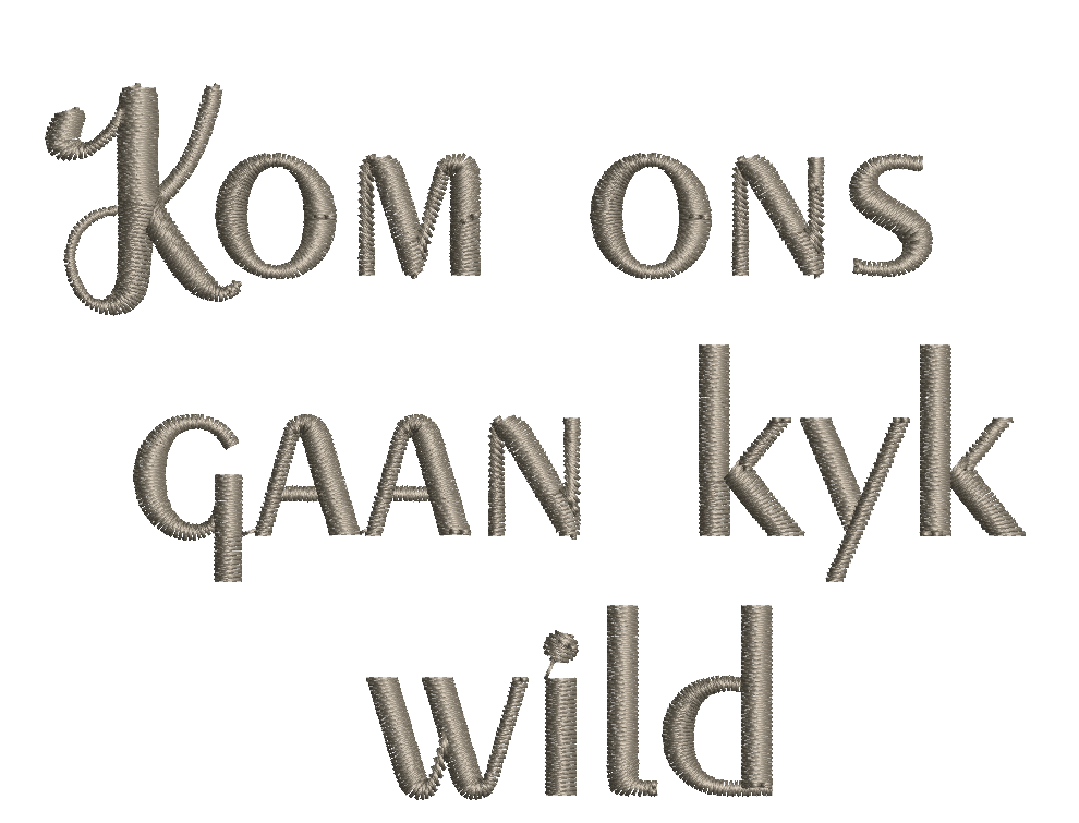 (Single) KOM ONS KYK WILD
