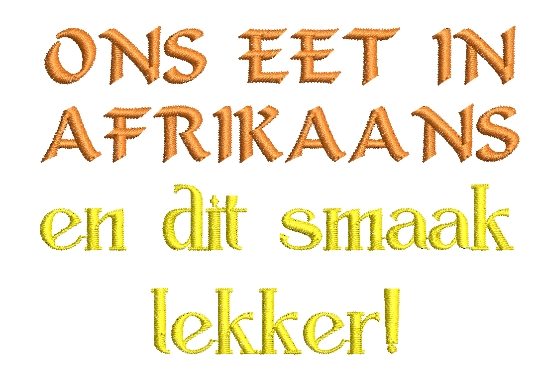 (Single) ONS EET IN AFRIKAANS