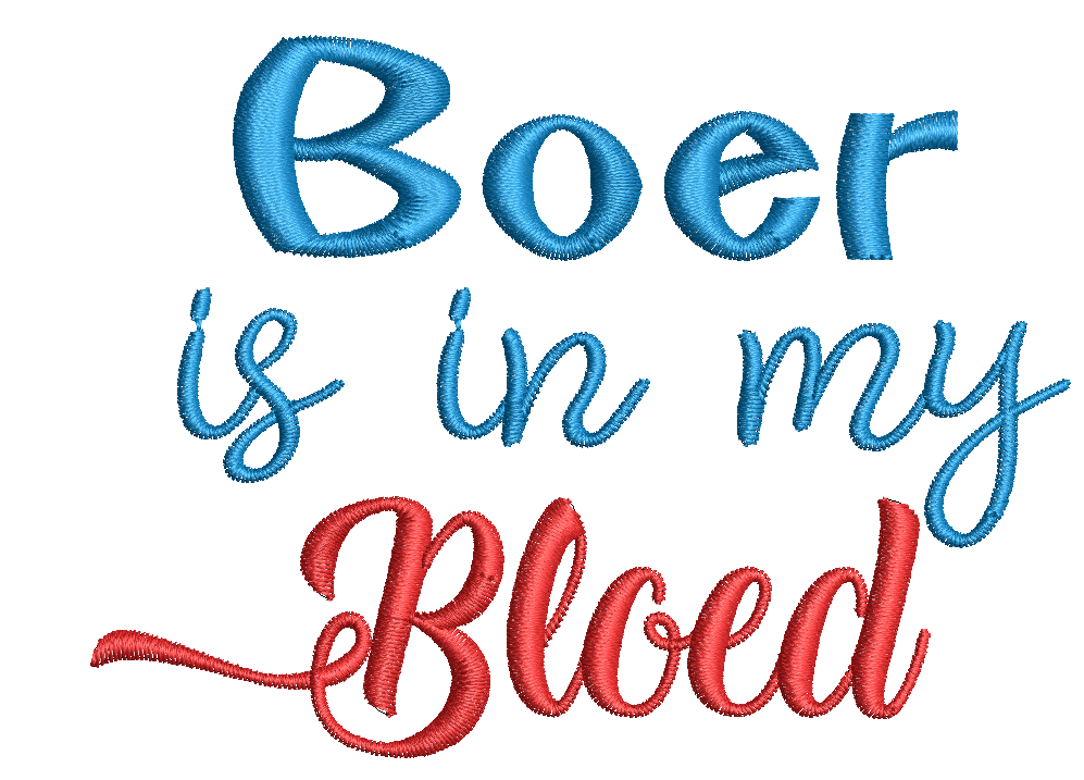 (Single) BOER IS IN MY BLOED