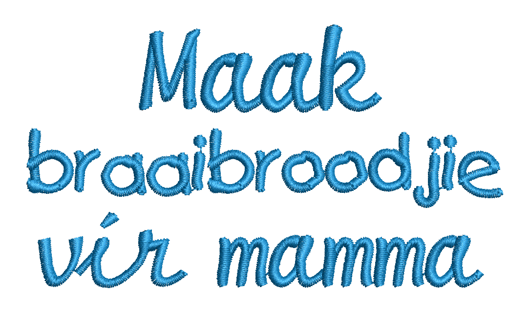 (Single) MAAK BRAAIBROODJIE VIR MAMMA