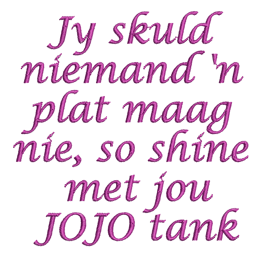 (Single) JOJO TANK GRAP