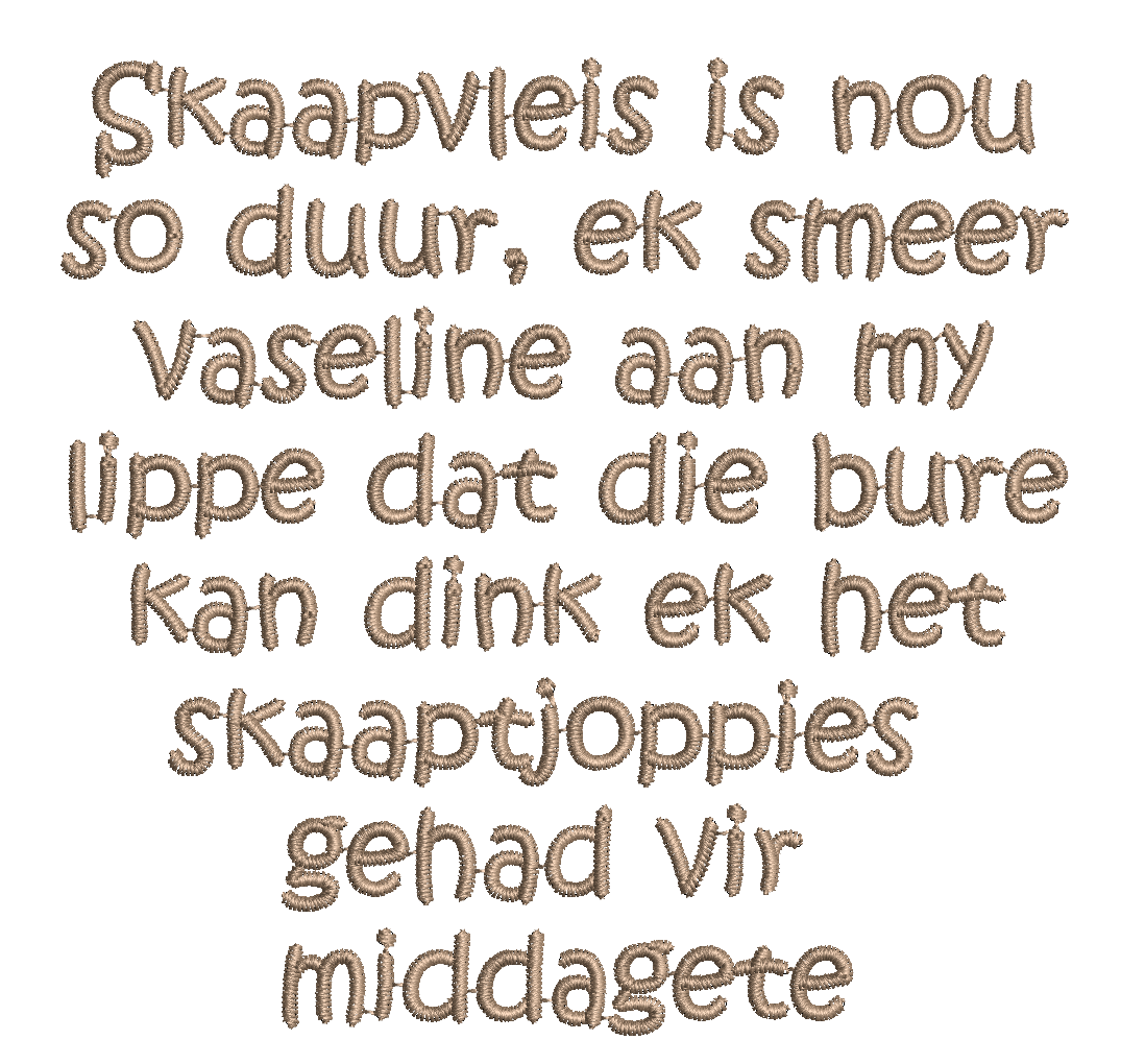 (Single) DUUR SKAAPVLEIS GRAP